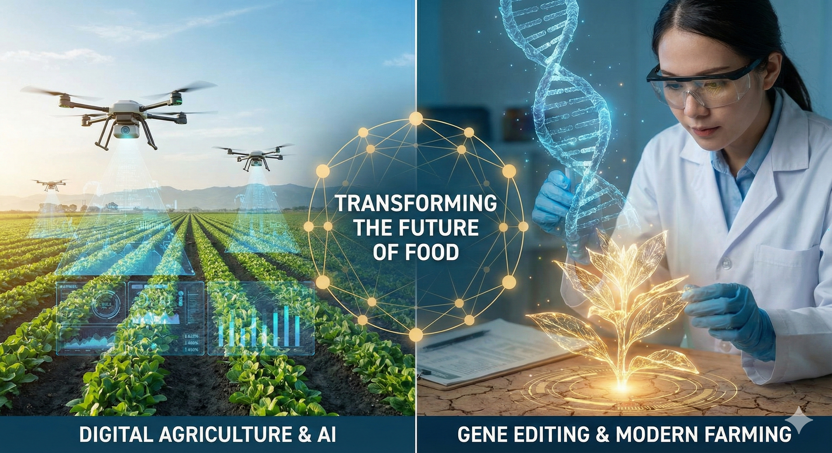Digital Agriculture: AI and Gene Editing
