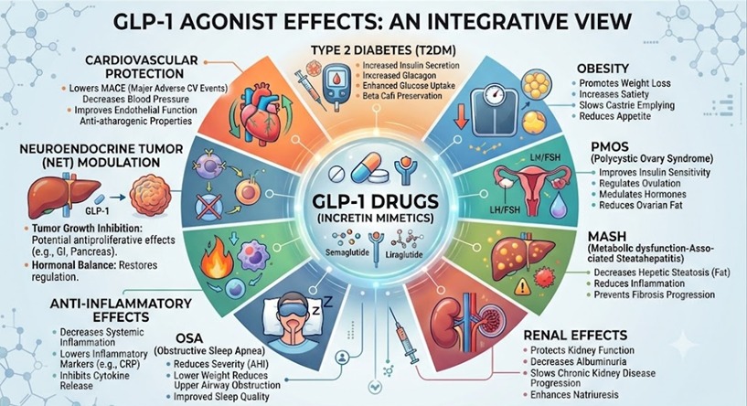 The Multisystem Shield: Clinical Realities and Expanded Horizons of GLP-1 Receptor Agonists