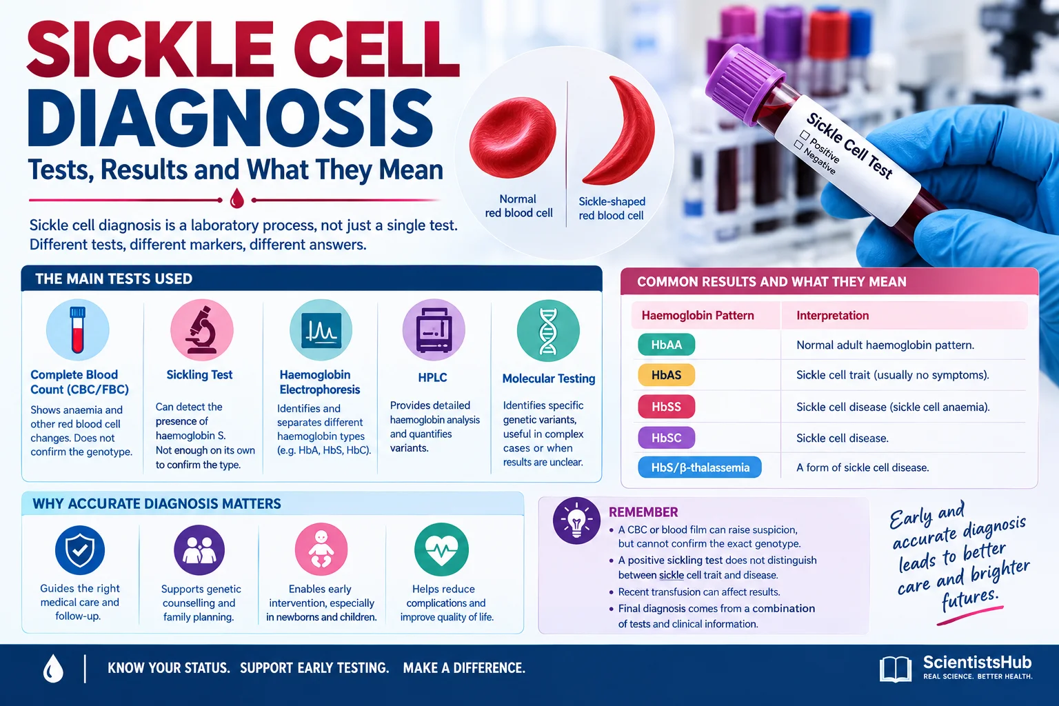 Sickle Cell Diagnosis: Tests, Results and What They Mean